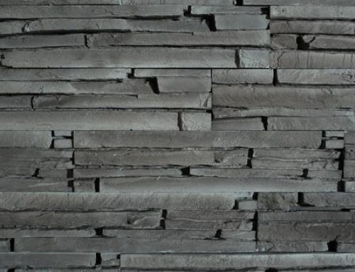 Modern dry stone retaining wall design