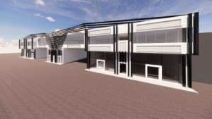 Vertical and horizontal louvers manufacturers façade