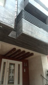 Vertical and Horizontal Louvers Dimensions Detail