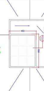 Aluminum profile color curtain wall