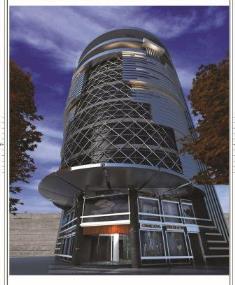 Aluminium bricklaying profiles window