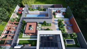 Aluminium curtain wall profile