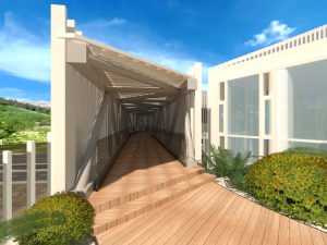 Aluminium business façade profile