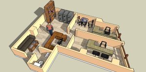 Frameless glass partition