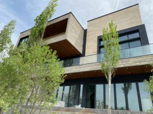 Glass facade design details