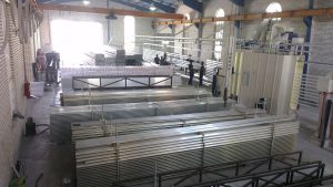 Exterior frameless glass wall