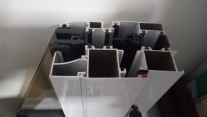 Industrial aluminum extrusion facade