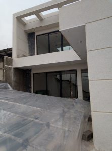 Modern glass façade meaning