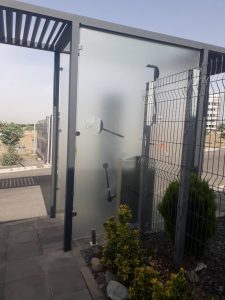 aluminium handrail details installation