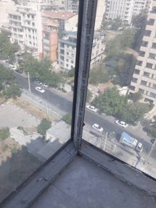 frameless glass profile construction