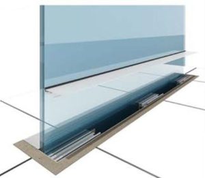 system handrail glass profile