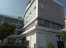 Curtain glass wall detail