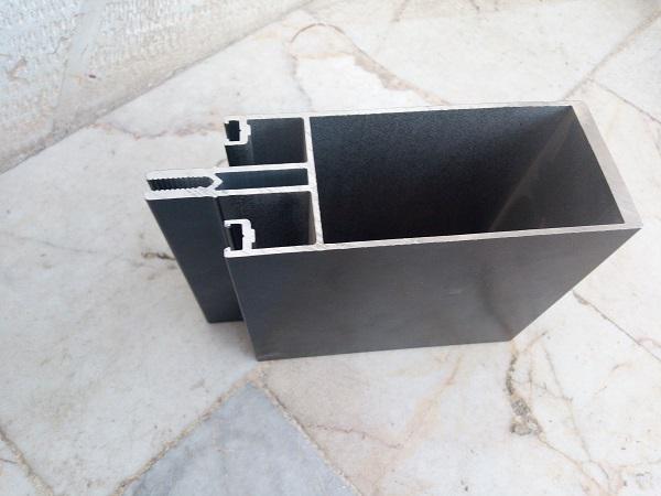 Aluminium window section details - Valid