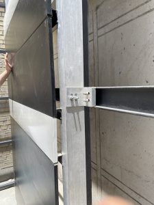 Aluminum sheet punching cutting