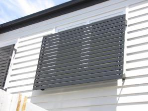 Louver building facade aluminium