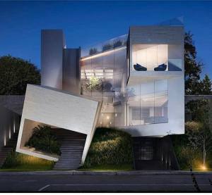 Curtain wall design facade