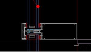 Glass wall structural building