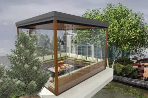 Curtain wall design outside