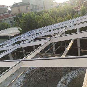 Frameless and Curtain Wall façade