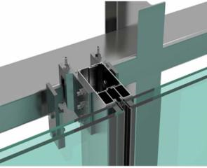 Price of Frame less glass facade