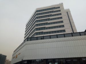 Design exterior architecture dry facade ceramic wall