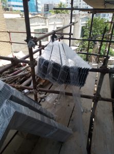 Aluminum window frame extrusion profiles