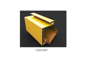 Outside corner piece profile 135 degree