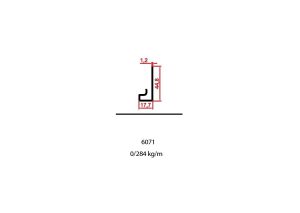 Vertical seam profile