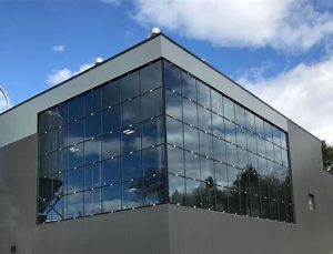 Types of modern curtain wall glass façade implementation methods