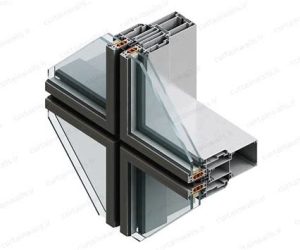 Iranian curtain wall profile seller and leave from the factory door
