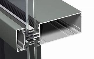 Thermal break window profile and curtain wall with EU approval