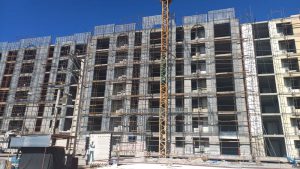 Substructure of frameless facade in Kerman project