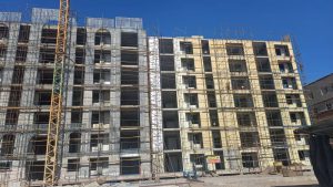 Substructure of frameless facade in Kerman project