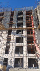Implementation of curtain wall facade and production of aluminum sections