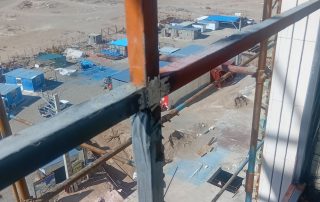 Curtain wall and thermal break facade